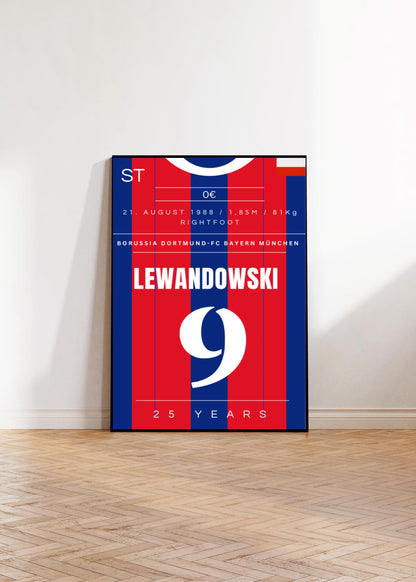 Lewandowski zum FC Bayern München | PitchPrint