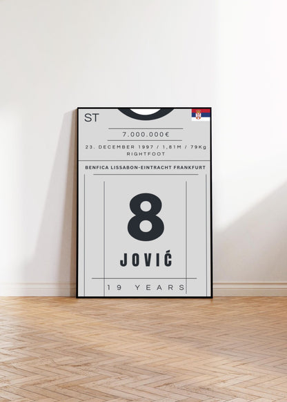 Jović zu Eintracht Frankfurt | PitchPrint