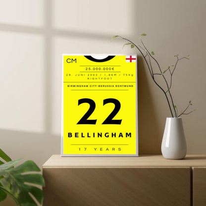 Bellingham zu Borussia Dortmund | PitchPrint